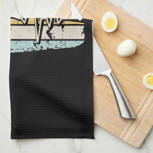 Schwimmen Geschirrtuch (Viertel Falte)