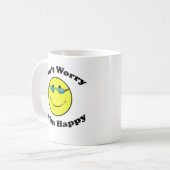 Schwimmen glücklich kaffeetasse (Vorderseite Links)