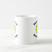 Schwimmen glücklich kaffeetasse (Mittel)