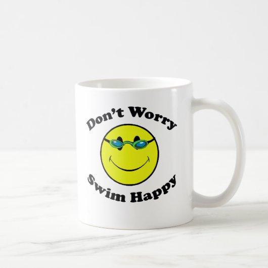 Schwimmen glücklich kaffeetasse (Rechts)