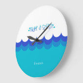 Schwimmen Große Wanduhr (Winkel)