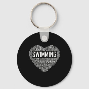 Schwimmen Herzbusse Schwimmer Geschenk schwimmen L Schlüsselanhänger