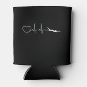 Schwimmen - Herzschlag Dosenkühler (Vorderseite)