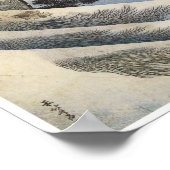 Schwimmen, Hokusai, 1832 Poster (Ecke)