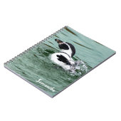 Schwimmen Humboldt Pinguin Spiral Notebook Notizblock (Linke Seite)
