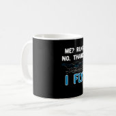 Schwimmen - Ich fliege Kaffeetasse (Vorderseite Links)