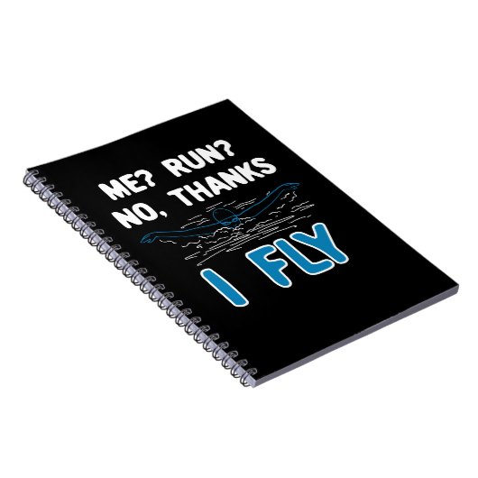 Schwimmen - Ich fliege Notizblock (Rechte Seite)