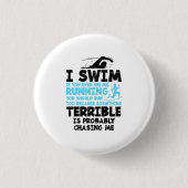 Schwimmen - ich schwimme button (Vorderseite)