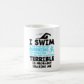 Schwimmen - ich schwimme kaffeetasse (Mittel)
