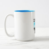 Schwimmen - ich schwimme zweifarbige tasse (Links)