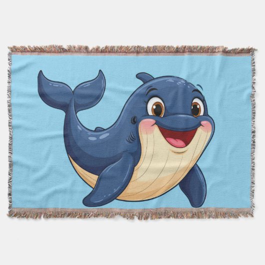 Schwimmen im Cartoon Decke (Vorderseite)