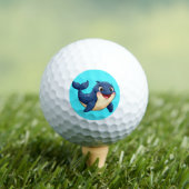 Schwimmen im Cartoon Golfball (Insitu T-Shirt)