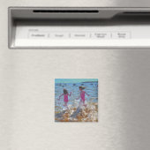 Schwimmen im Meer Clacton. 2014 Magnet (In Situ (Geschirrspüler))