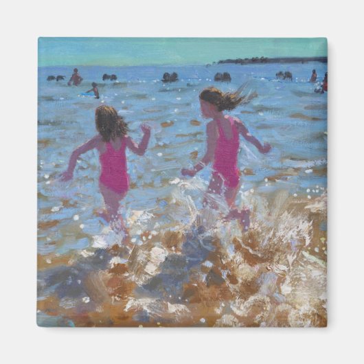 Schwimmen im Meer Clacton. 2014 Magnet (Vorne)