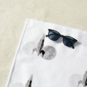 Schwimmen im Mondlicht-Badetuch Strandtuch (Beispiel)