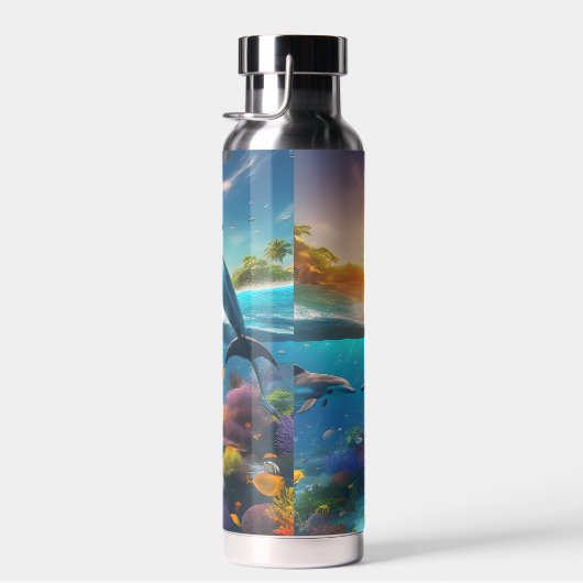 Schwimmen im Ozean Trinkflasche (Rechts)