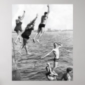 Schwimmen im Pier Poster Print - 1780264 (Vorne)