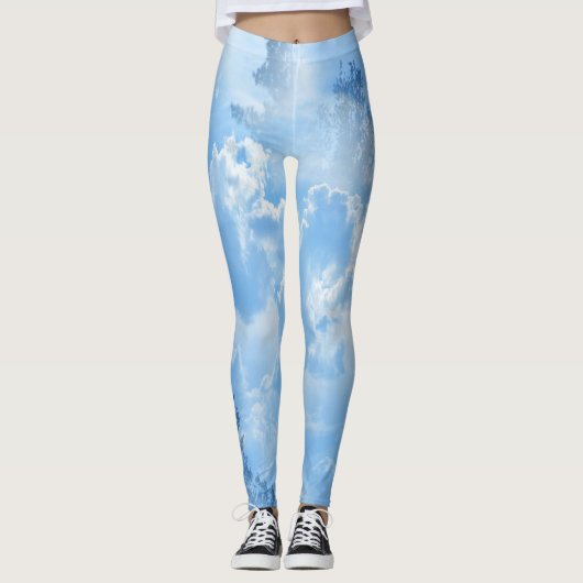 Schwimmen in den Wolken... Leggings (Vorderseite)