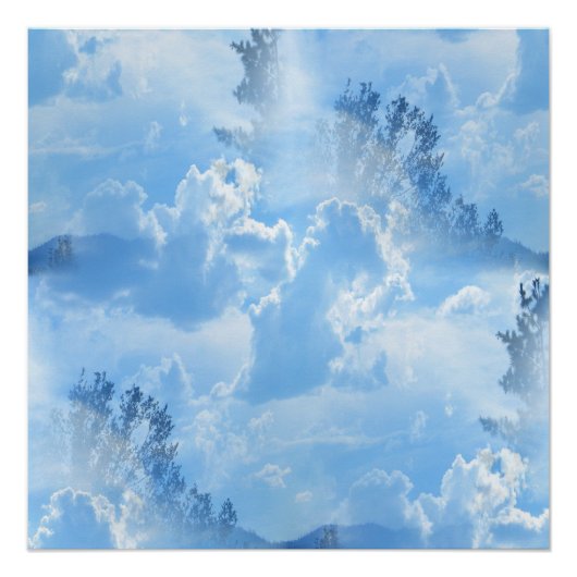 Schwimmen in den Wolken... Poster (Vorderseite)