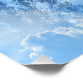 Schwimmen in den Wolken... Poster (Ecke)