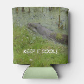 Schwimmen in der europäischen Otter kann kühlen Dosenkühler (Rückseite)