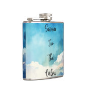 Schwimmen in der Ruhe Flachmann (Rechts)