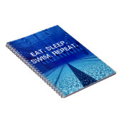 Schwimmen Inspiration Notizblock (Rechte Seite)