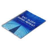 Schwimmen Inspiration Notizblock (Linke Seite)