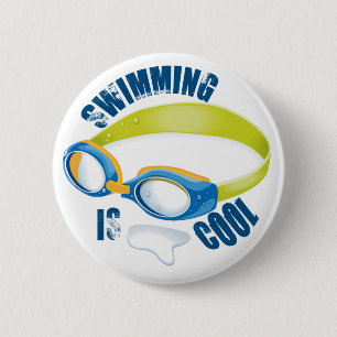 SCHWIMMEN IST COOL BUTTON