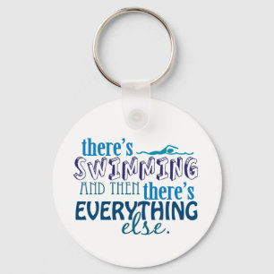 Schwimmen ist Eleverything Schlüsselanhänger