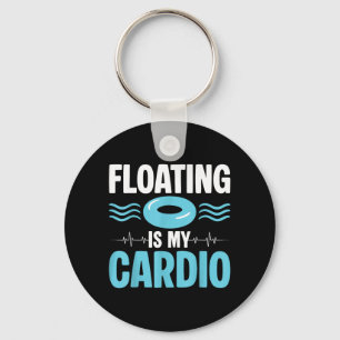 Schwimmen ist mein Cardio ol Fitness Humor Schlüsselanhänger