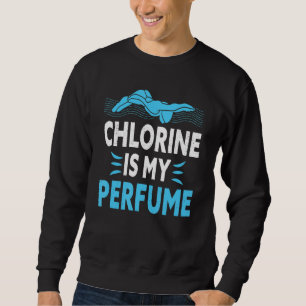 Schwimmen ist mein Parfüm-Schwimmer Sweatshirt