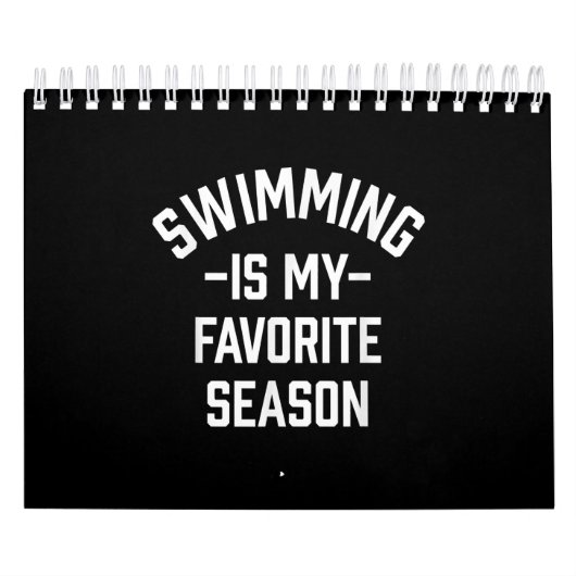 Schwimmen ist meine Lieblingsjahreszeit Kalender (Titelbild)