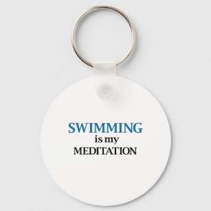 Schwimmen ist meine Medizin Schlüsselanhänger