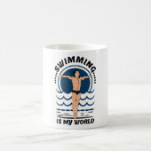 Schwimmen ist meine Welt - Baden in Speedo Kaffeetasse (Mittel)