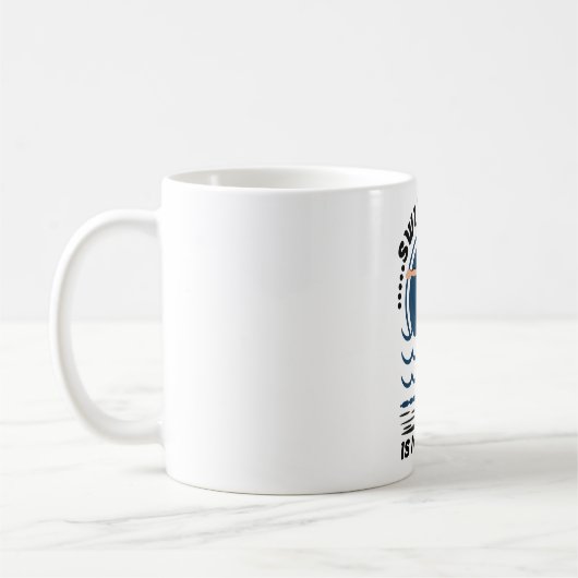 Schwimmen ist meine Welt - Baden in Speedo Kaffeetasse (Links)