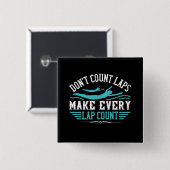 Schwimmen - jeden Launch zählen lassen Button (Vorne & Hinten)