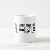 Schwimmen Kaffeetasse (Mittel)