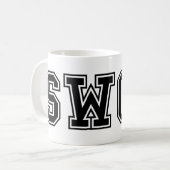SCHWIMMEN KAFFEETASSE (Vorderseite Links)