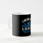 Schwimmen - kaffeetasse (Vorderseite Links)