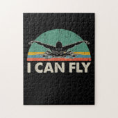 Schwimmen kann ich sonnig schwimmen Geschenke Puzzle (Vertikal)