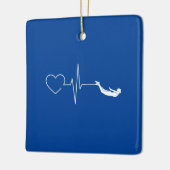 Schwimmen Keramikornament (Links)