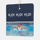 Schwimmen Keramikornament (Links)