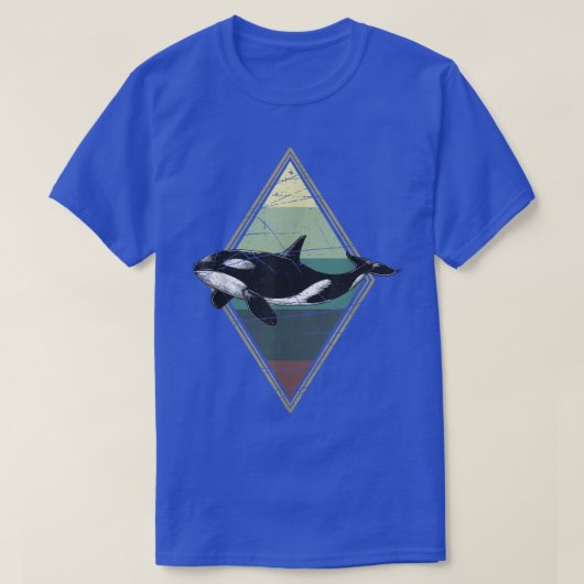 Schwimmen Killer Whale Tier Orca T-Shirt (Design vorne)