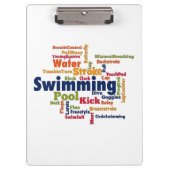 Schwimmen Klemmbrett (Vorderseite)