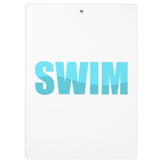 schwimmen klemmbrett (Rückseite)