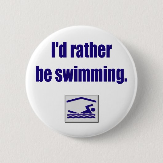 Schwimmen-Knopf Button (Vorderseite)