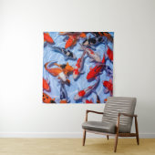 Schwimmen Koi Wall Art Tapestes Wandteppich (Beispiel)