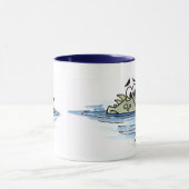 Schwimmen-Krokodil-Tasse Tasse (Zentrum)