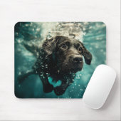 Schwimmen Labrador Puppy Underwater Design Mousepad (Mit Mouse)
